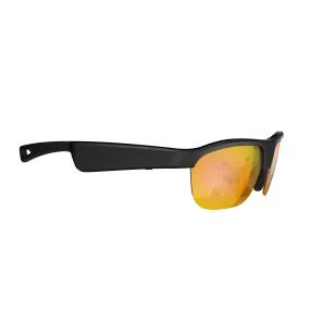 G02 Smart Glasses Polarized Sunglasses with Bluetooth Speaker,Athletic/Outdoor UV Protection and Voice Control for Phone