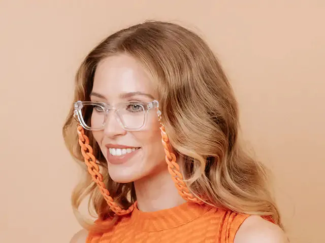 Glasses Chain Salmon