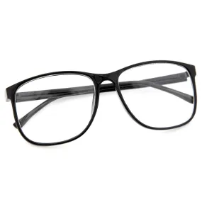 grinderPUNCH Large Nerdy Thin Plastic Frame Clear Lens Eye Glasses Frame