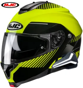 HJC C91 Helmet Sena Smart 20B Bluetooth Headset Prod Graphic MC3 Hi Vis