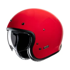 HJC V31 Red Open Face Helmet