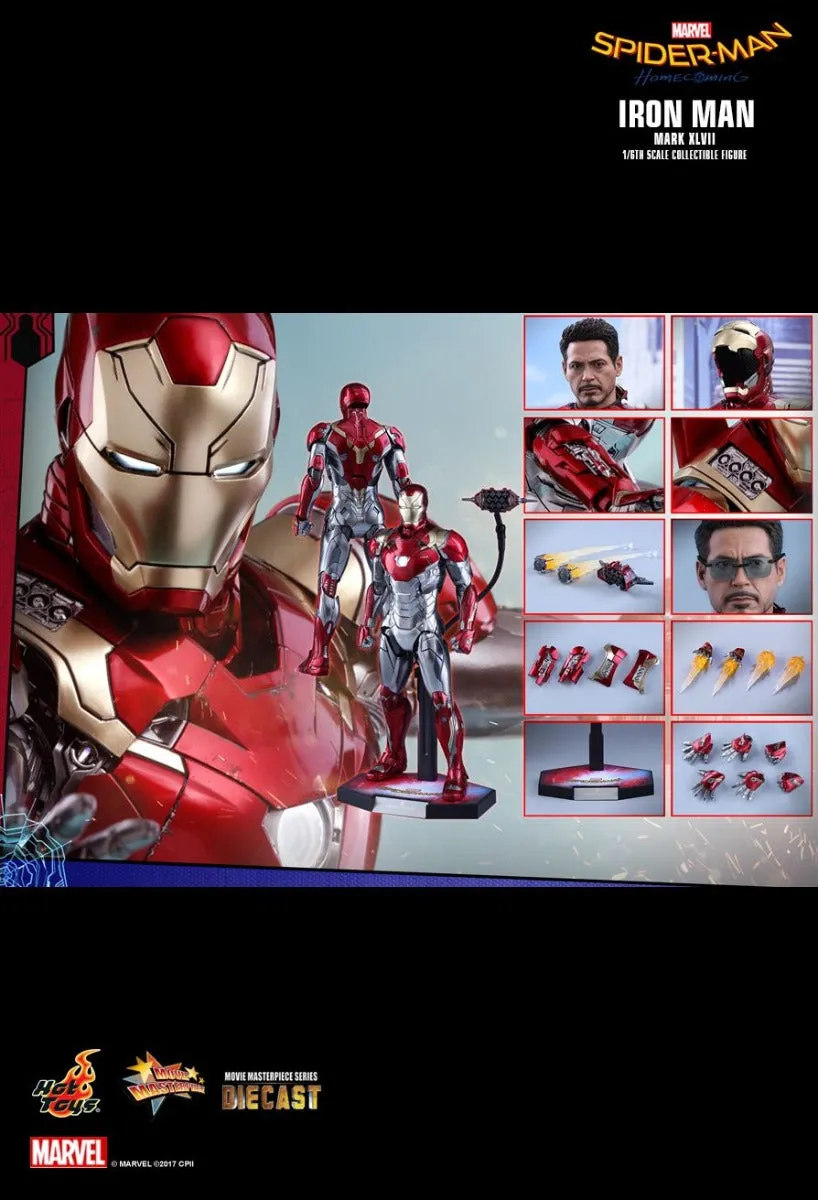 HOT TOYS MARVEL SPIDER-MAN: HOMECOMING IRON MAN MARK XLVII 1/6 MMS427D19 (REISSUE)