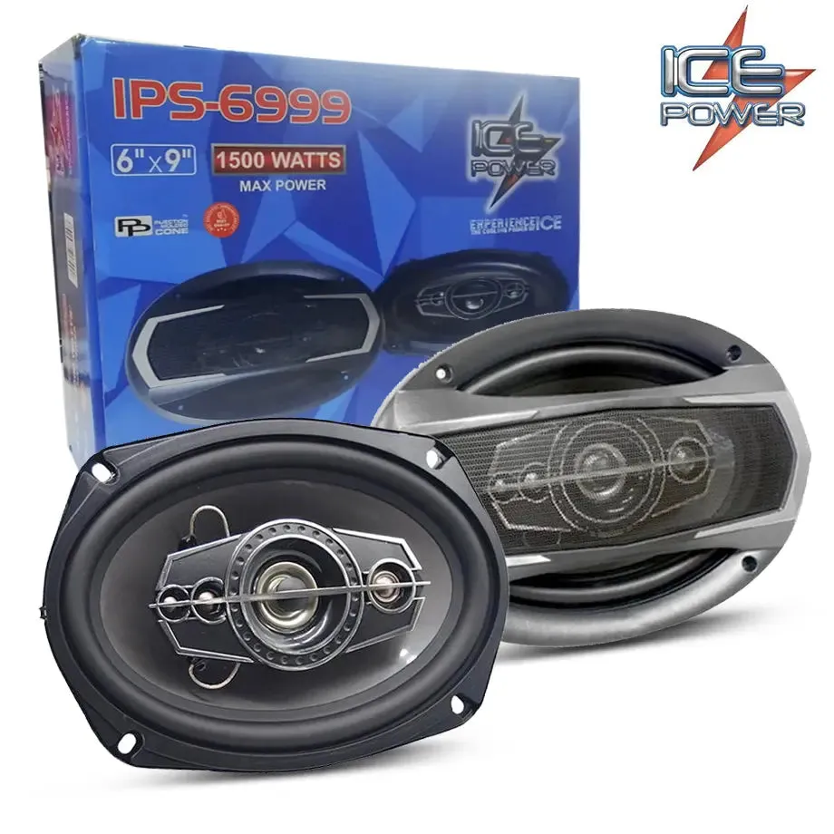 Ice Power IPS-6999 5-Way 6x9 Speakers (1500W)