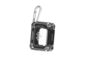 iLuv CasePro Outdoor Protective Hard Case for TWS Earbuds with Stainless Carabiner