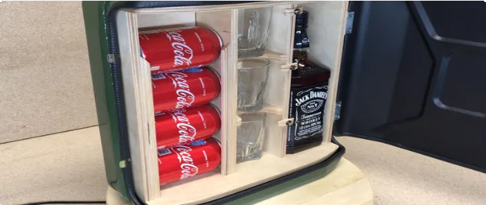 Jerry Can Mini Bar Plans - DIY Bar Portable Canister Beverage Drinks Carries