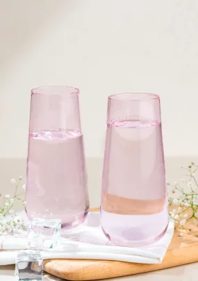 Juliette Cocktail Glasses Round - Pink