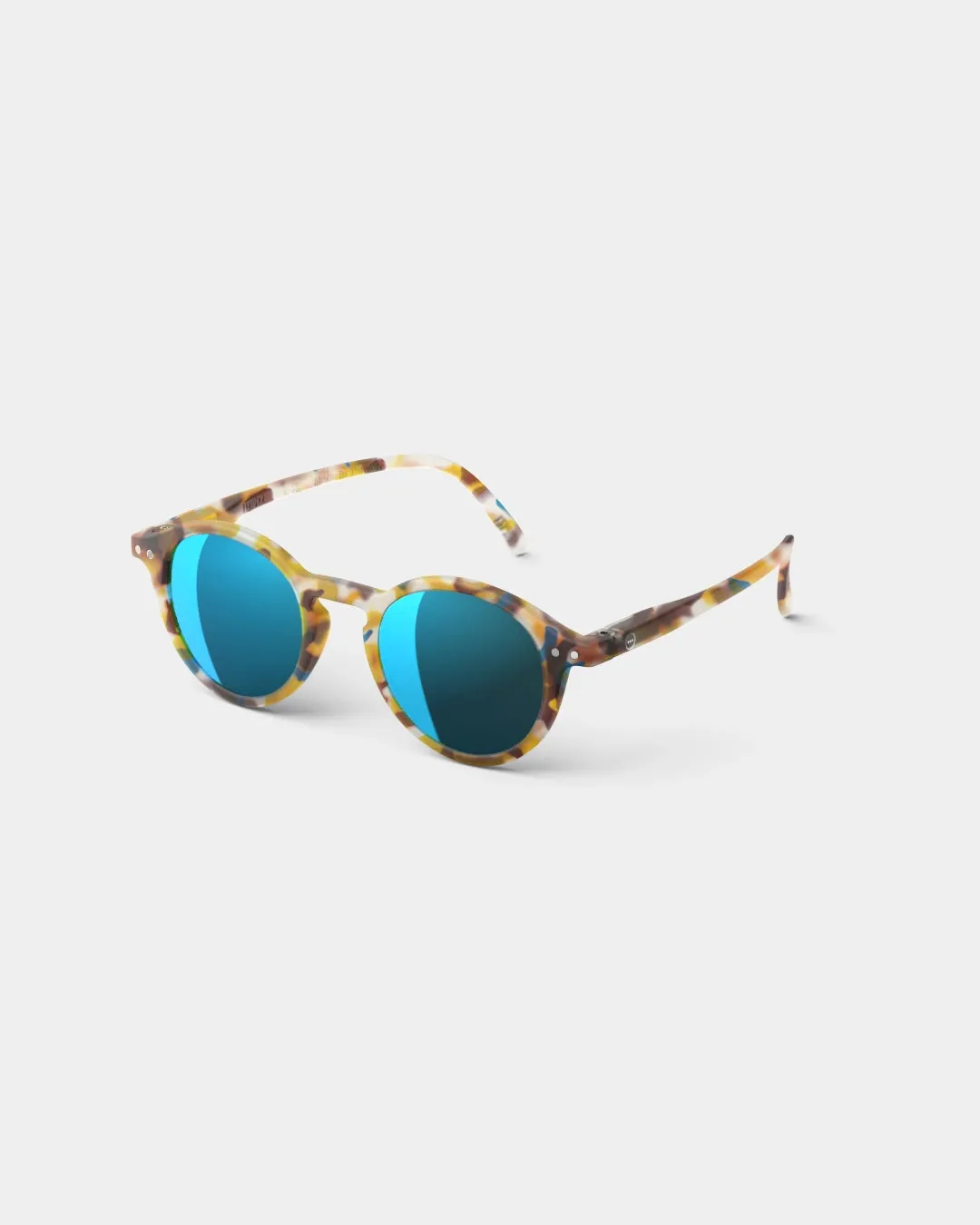 Junior Sunglasses | #D Blue Tortoise Blue Mirror