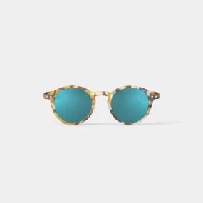 Junior Sunglasses | #D Blue Tortoise Blue Mirror