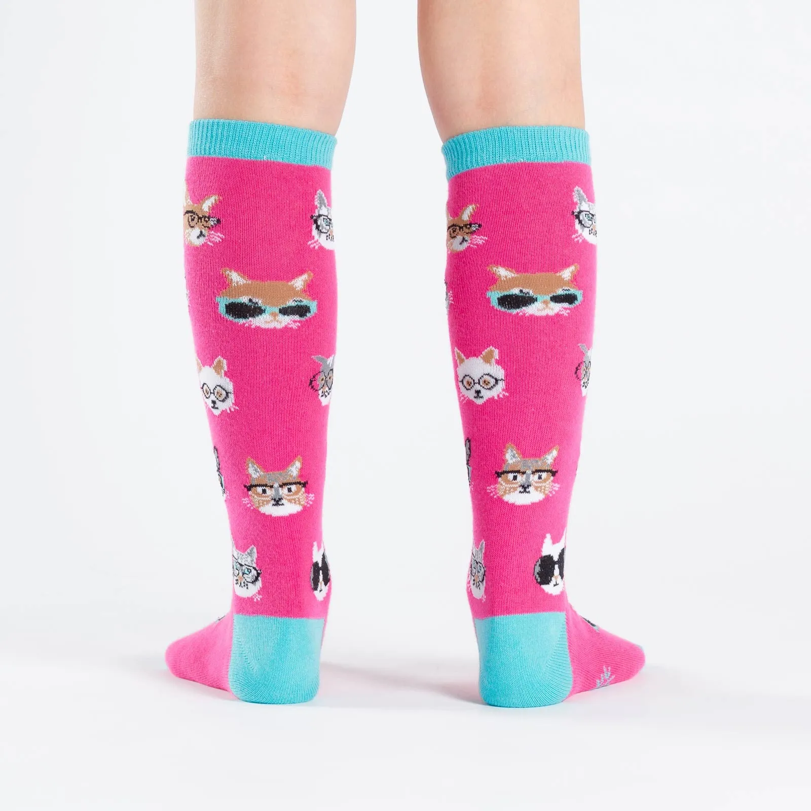 Kid's Smarty Cats Knee High Socks
