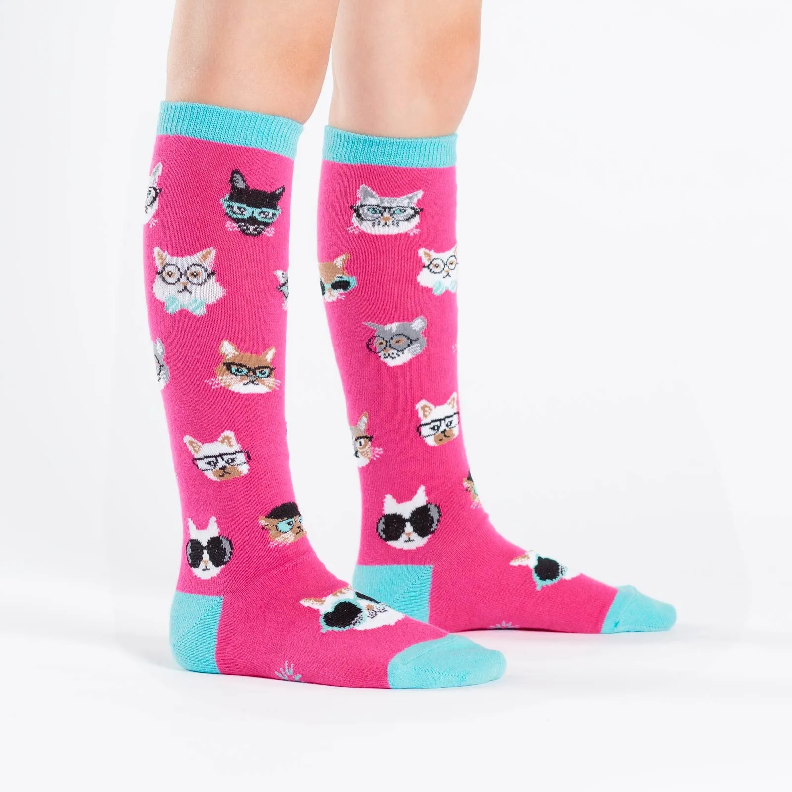 Kid's Smarty Cats Knee High Socks