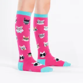 Kid's Smarty Cats Knee High Socks