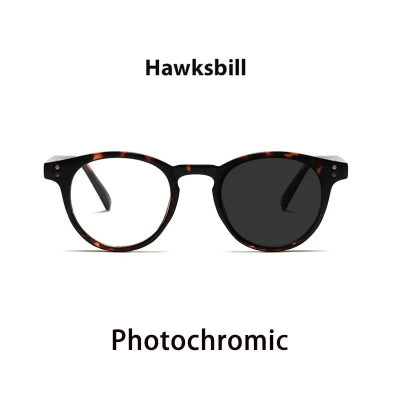 Kocolior Unisex Full Rim Round Acetate Hyperopic Reading Glasses 3313
