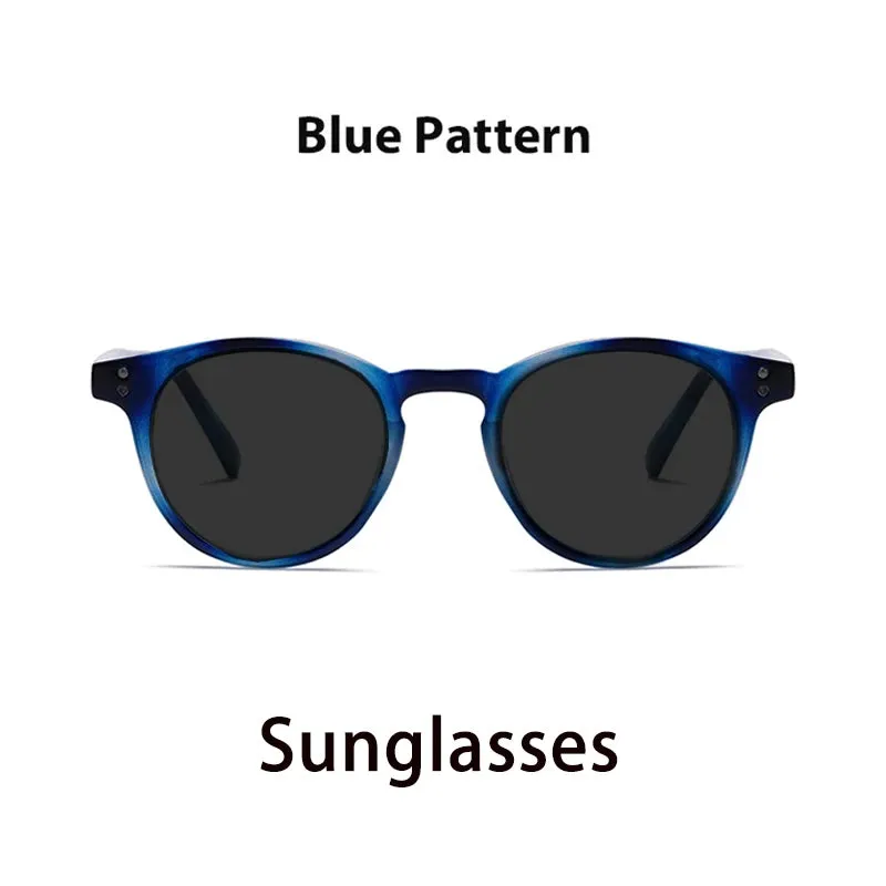 Kocolior Unisex Full Rim Round Acetate Hyperopic Reading Glasses 3313