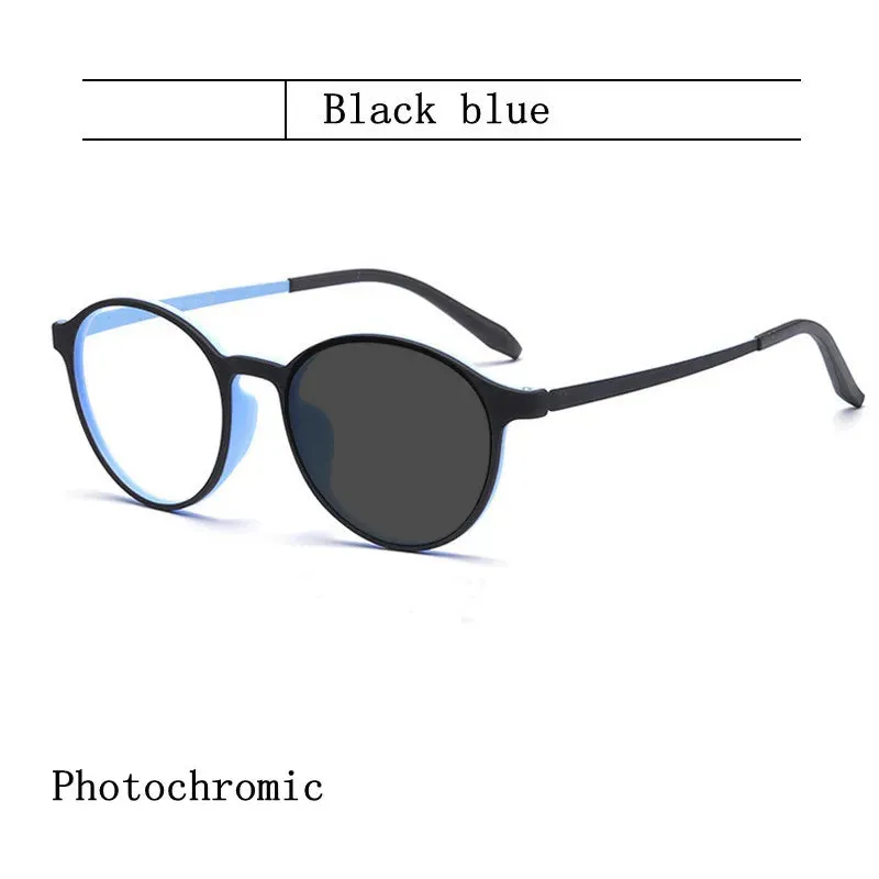 Kocolior Unisex Full Rim Round Plastic Reading Glasses A3050
