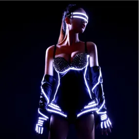 LED Futuristic Rave Outfit