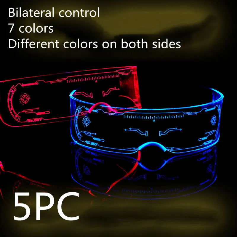 LED Luminous Costume Party Glasses