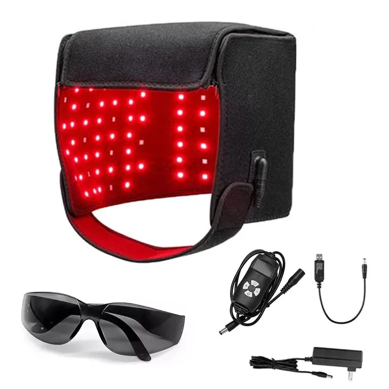 LED Red Light Therapy Hat For Hair Growth Red & Infrared Light Hair Growth Cap For Hair Loss Promote Hair Fast Regrow Care Cap
