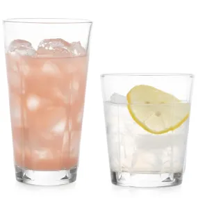 Libbey Monterrey 8 Piece Tumbler and Rocks Glass Set