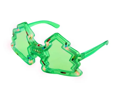 Light-Up Christmas Glasses