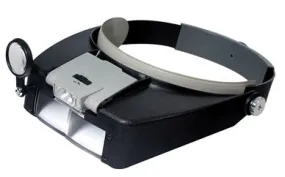 Lighted Magnifying Glasses Eye Set Magnifier Glass Inspecting Tool Head Band