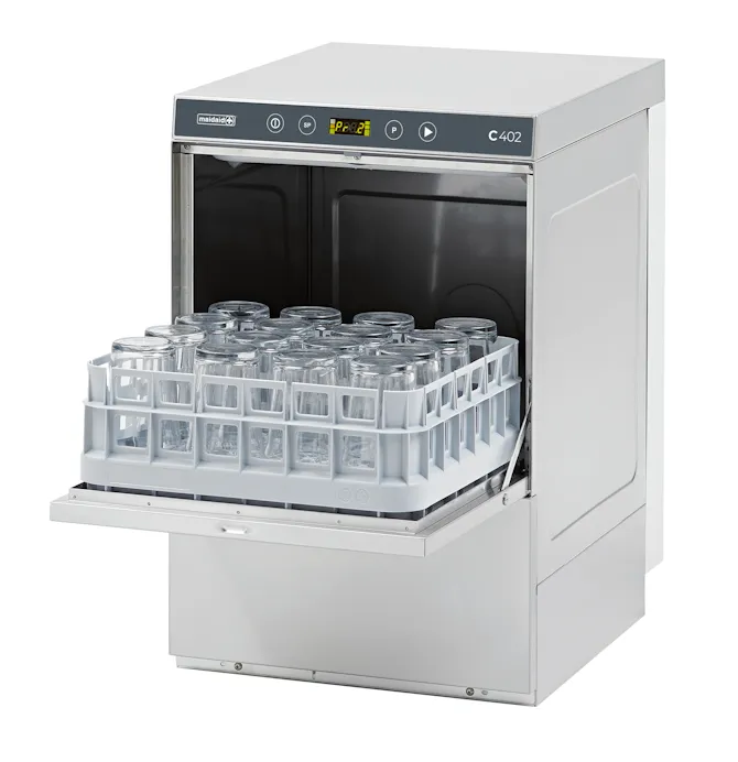 Maidaid C402D 390mm Basket Under Counter Glasswasher With Drain Pump