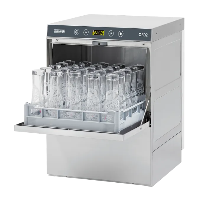 Maidaid C502D 500mm Basket Under Counter Glasswasher With Drain Pump