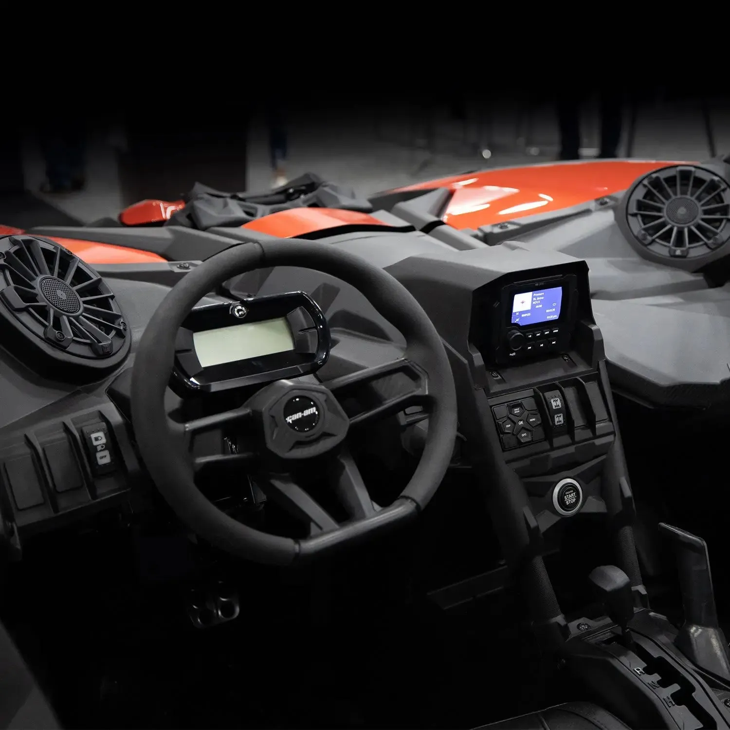 MB Quart MBQX-RAD-1 160 Watt STAGE 1 Can-Am X3 Tuned System Bluetooth AM/FM Radio Kit Black