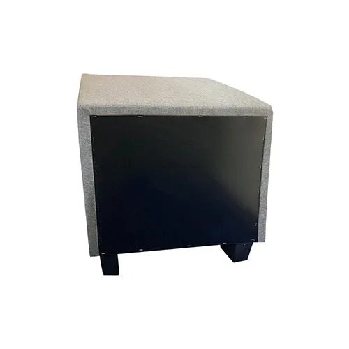 Megan Bedside Table Light Grey