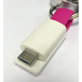 Micro USB Mini Magnetic Charging Cable for Android Smartphone (Hot Pink)
