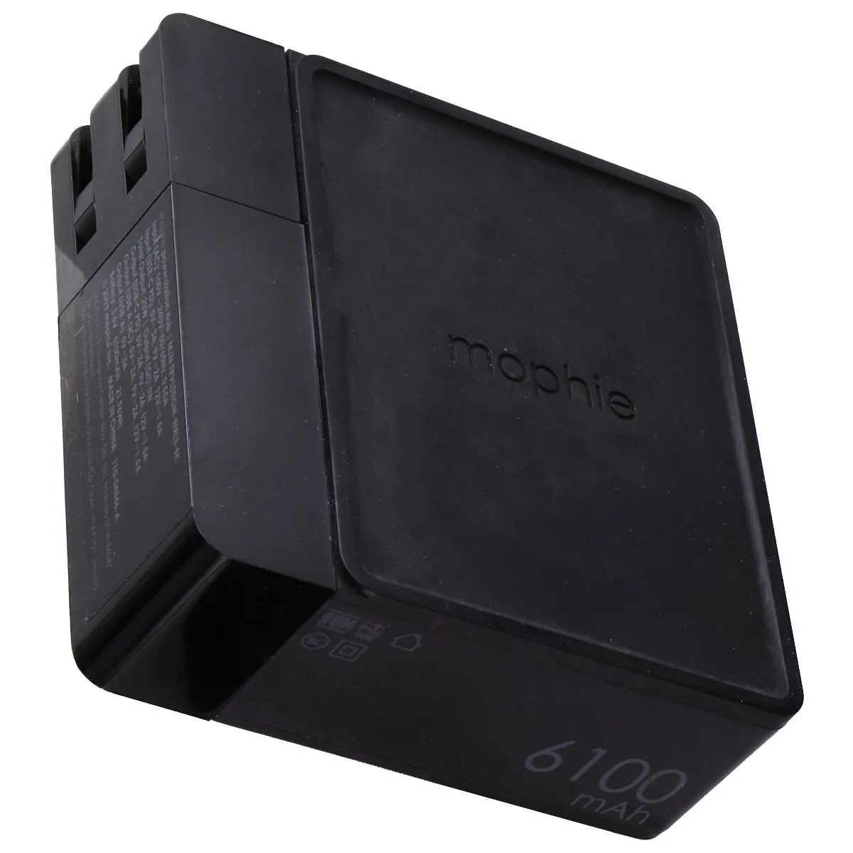 Mophie (6100mAh) Portable Power Bank Charger (TRVLSTION-WRLS-6K) - Black