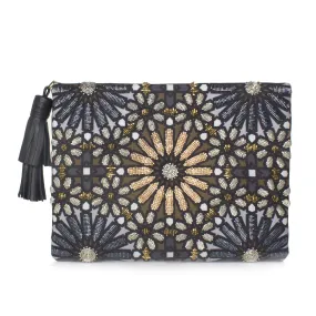 MOROCCAN METALLIC POUCH