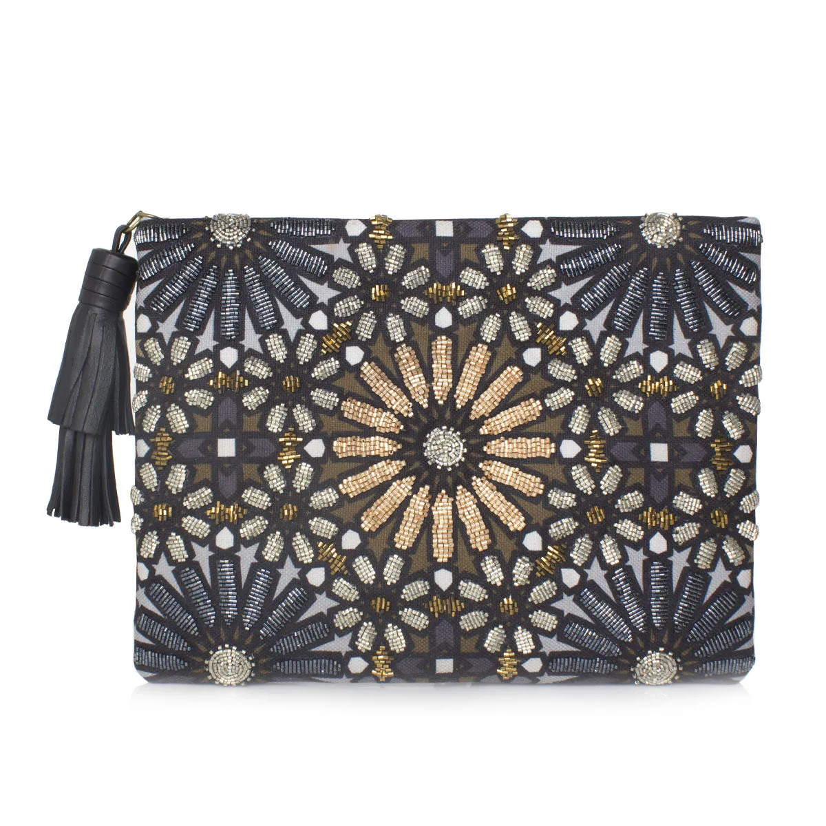 MOROCCAN METALLIC POUCH