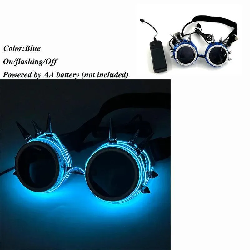 Neon Glow LED Party Glasses: Light Up Nightclub Events