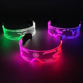 Neon Glow LED Party Glasses: Light Up Nightclub Events