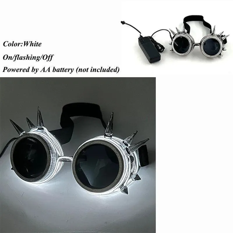 Neon Glow LED Party Glasses: Light Up Nightclub Events