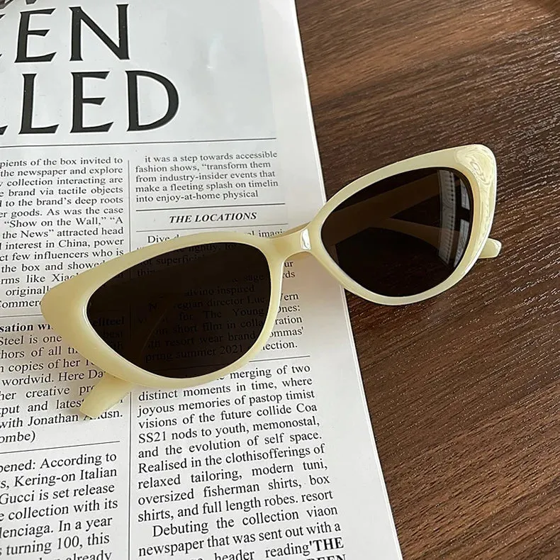 New Pink Women Cat Eye Sunglasses Retro Premium Sun Glasses Men Sun Protection Fashion Eyewear Luxury Brand Design Uv400