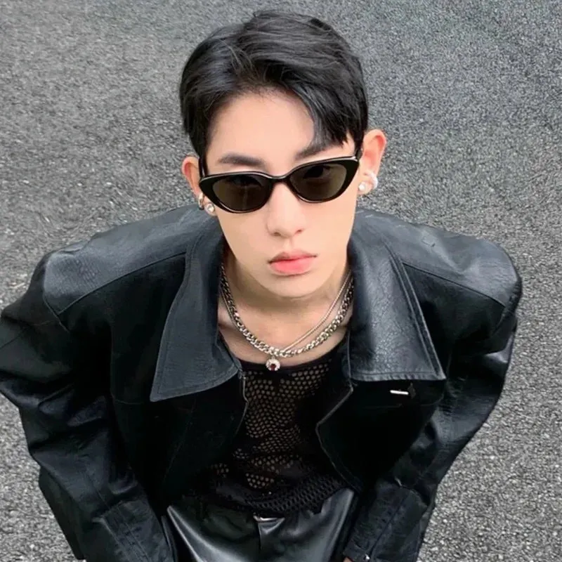 New Pink Women Cat Eye Sunglasses Retro Premium Sun Glasses Men Sun Protection Fashion Eyewear Luxury Brand Design Uv400