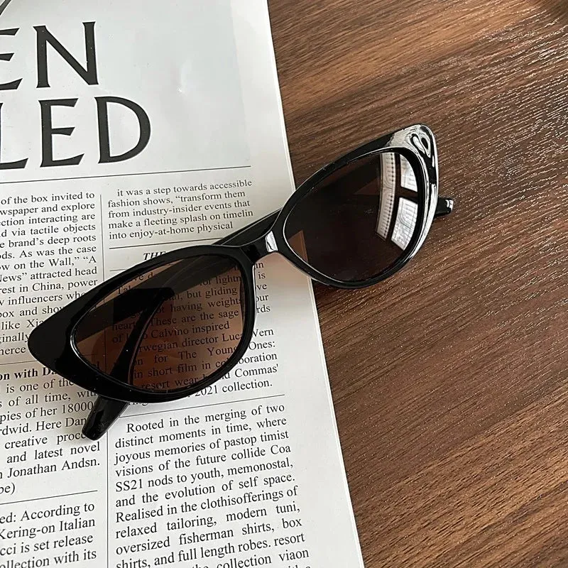 New Pink Women Cat Eye Sunglasses Retro Premium Sun Glasses Men Sun Protection Fashion Eyewear Luxury Brand Design Uv400