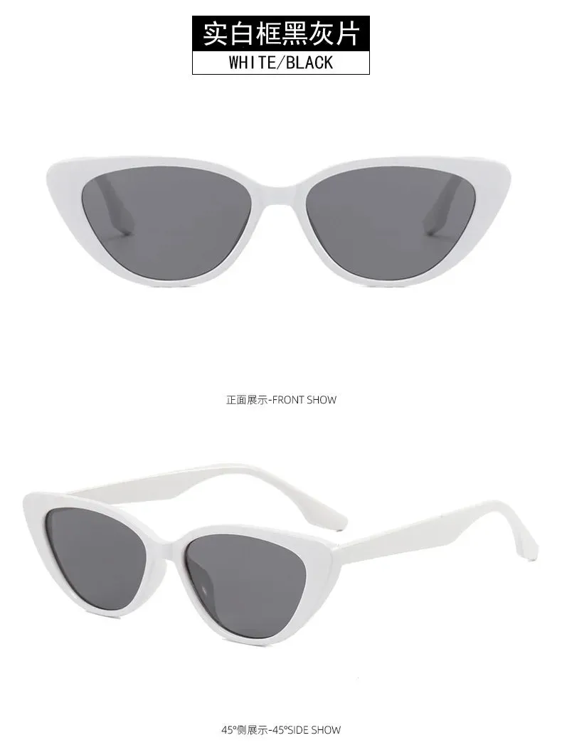 New Pink Women Cat Eye Sunglasses Retro Premium Sun Glasses Men Sun Protection Fashion Eyewear Luxury Brand Design Uv400