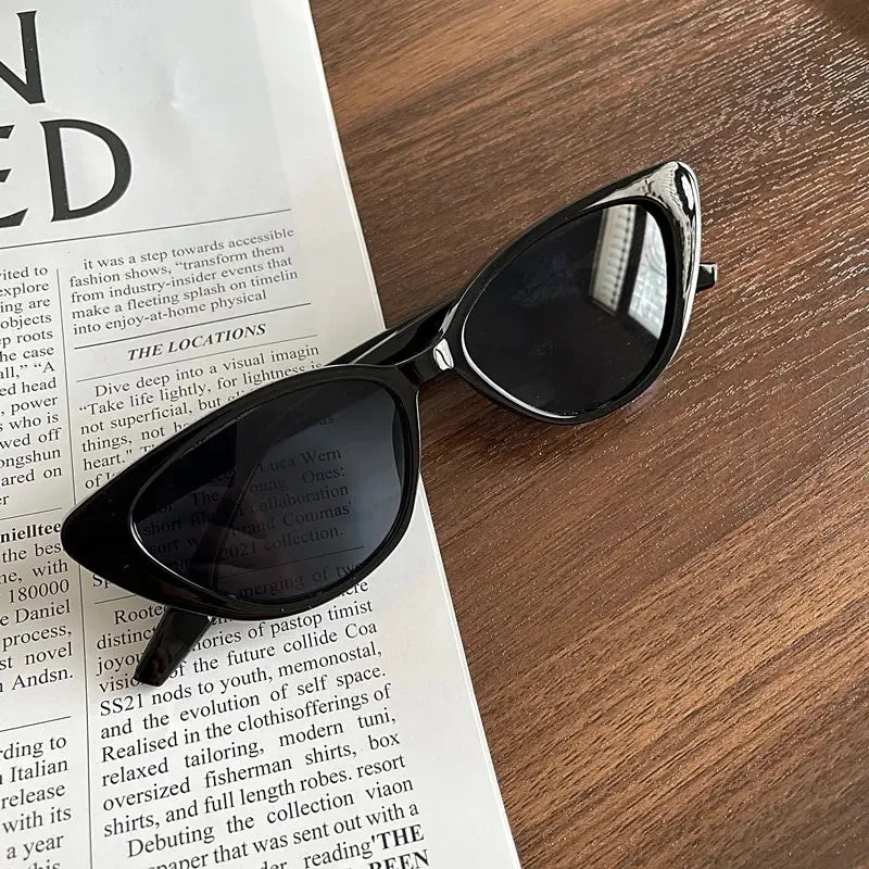 New Pink Women Cat Eye Sunglasses Retro Premium Sun Glasses Men Sun Protection Fashion Eyewear Luxury Brand Design Uv400