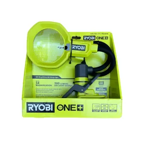 ONE  18-Volt Cordless Flexible Magnifying LED Clamp Light (Tool Only)