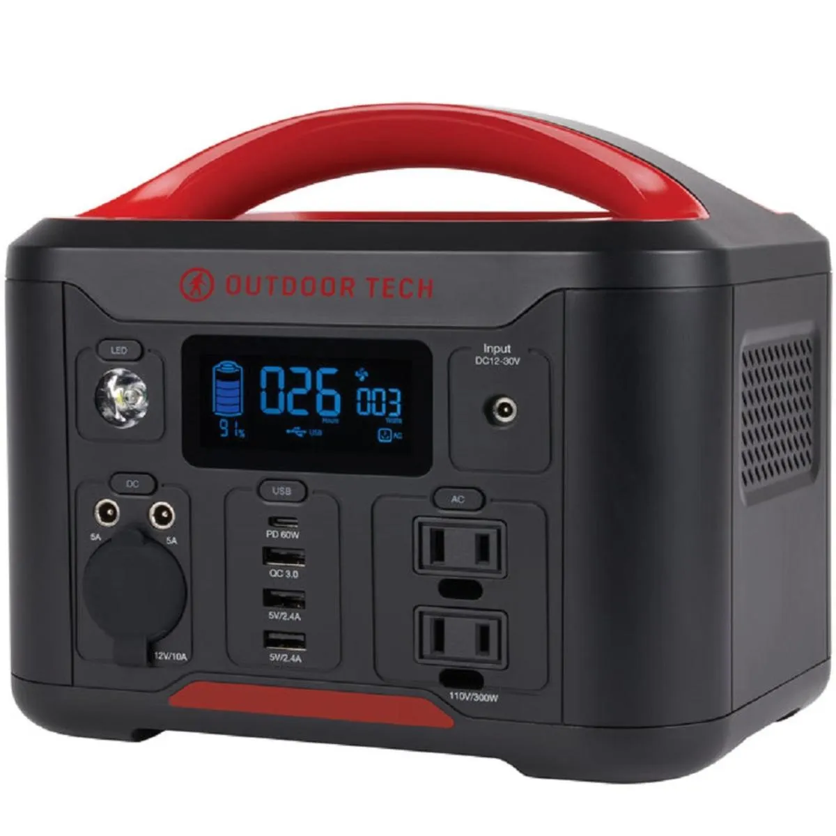 Outdoor Tech Grizzly Portable 300w Power Station