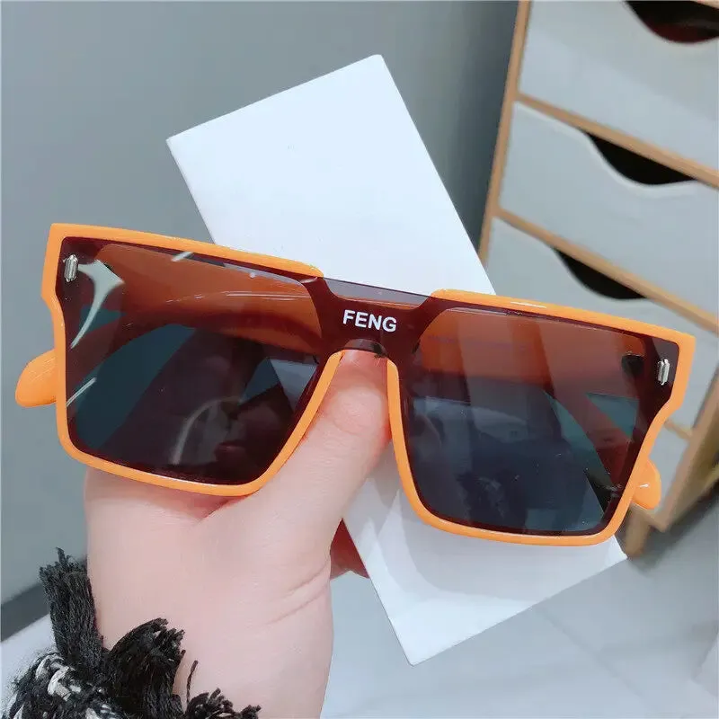 Oversized  Sunglasses Women UV400 Protection Sunglasses for Driving Outdoor Travel Fashion Square Frame Glasses for Women