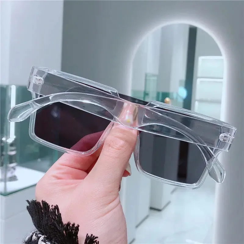 Oversized  Sunglasses Women UV400 Protection Sunglasses for Driving Outdoor Travel Fashion Square Frame Glasses for Women