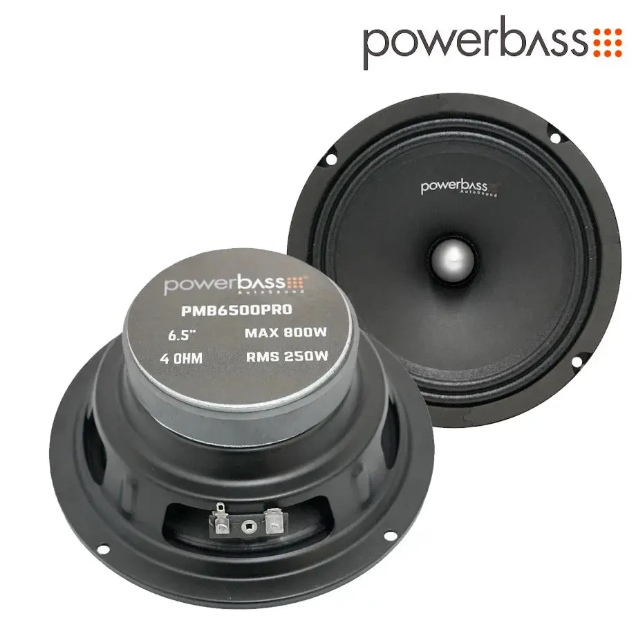 Powerbass PMB6500 6.5" Pro Mid Bass Speaker (800W)