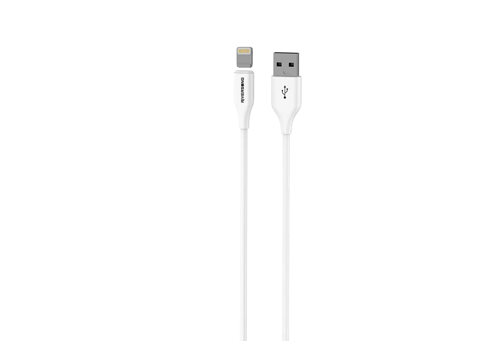 RIVERSONG 12W Dual Port Wall Charger with 1M Lightning Cable - AD29L