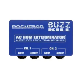 Rocktron Buzz Kill AC Hum Exterminator Audio Isolation Transformer
