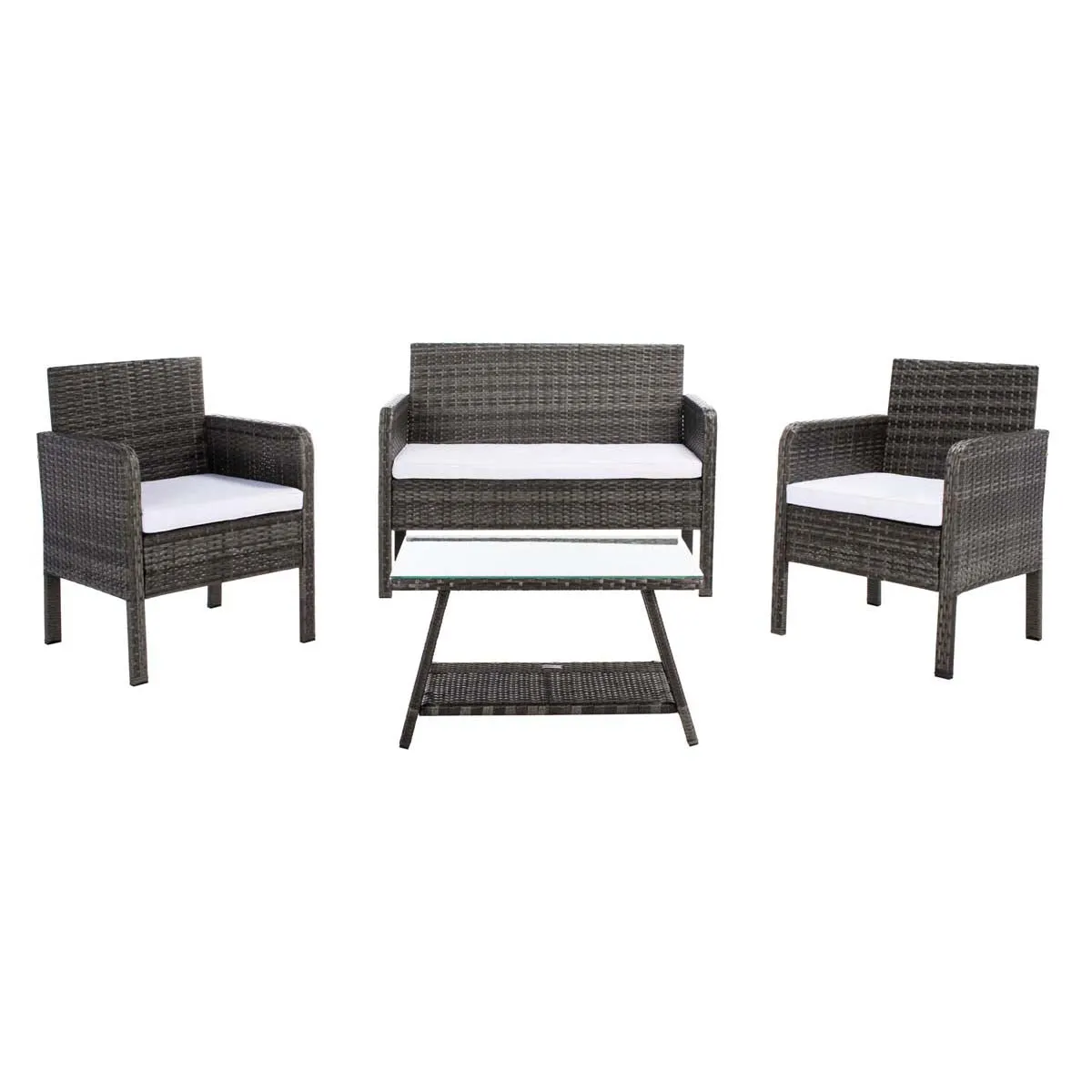 Safavieh Aboka 4 Piece Living Set, PAT7505