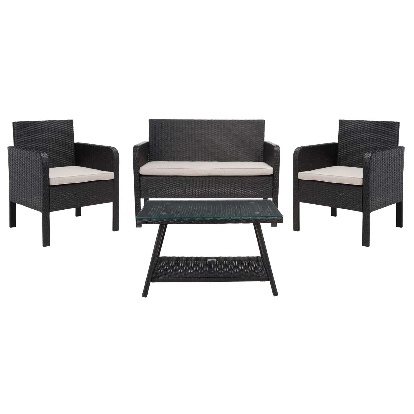 Safavieh Aboka 4 Piece Living Set, PAT7505