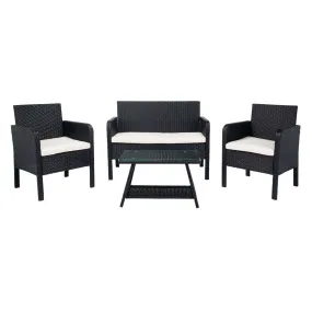 Safavieh Aboka 4 Piece Living Set, PAT7505
